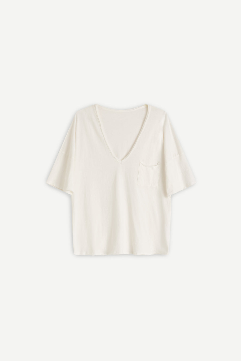 The Essential Deep V-Neck Tee