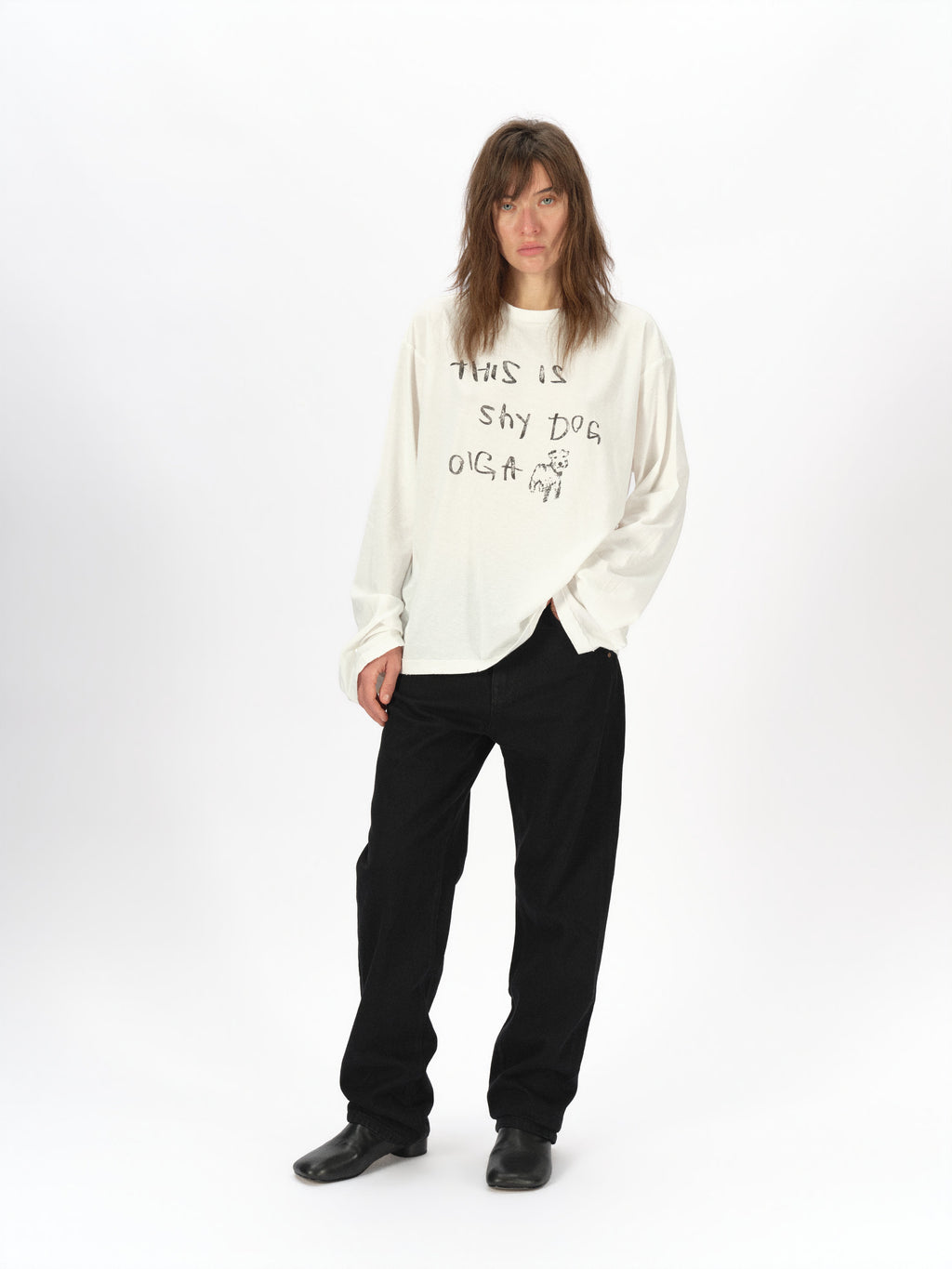 Olga Dog Print Tee