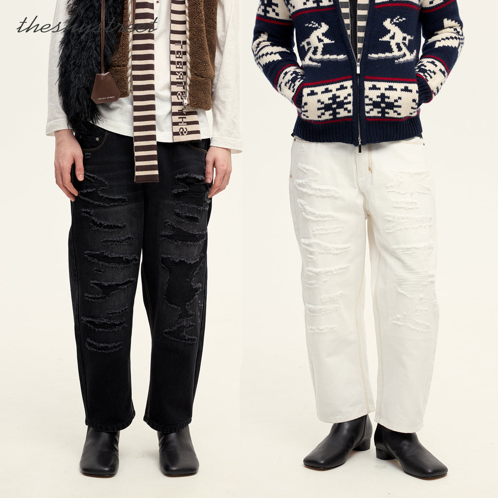 Yuppie Ripped Distressed Jeans