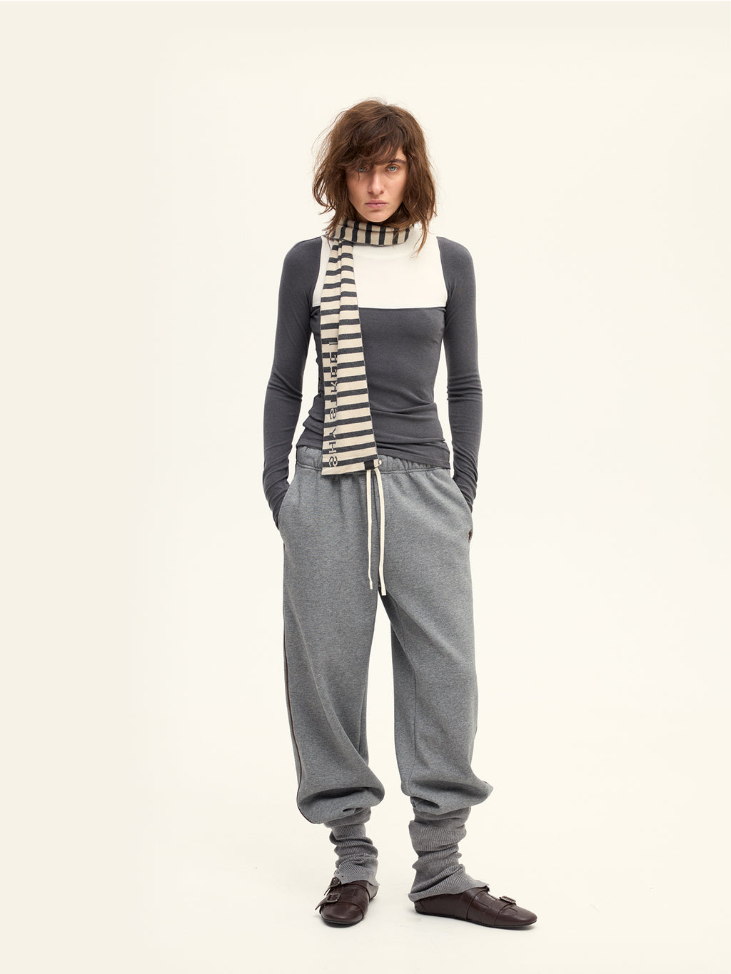 Contrast Color Long Sleeve Shirt