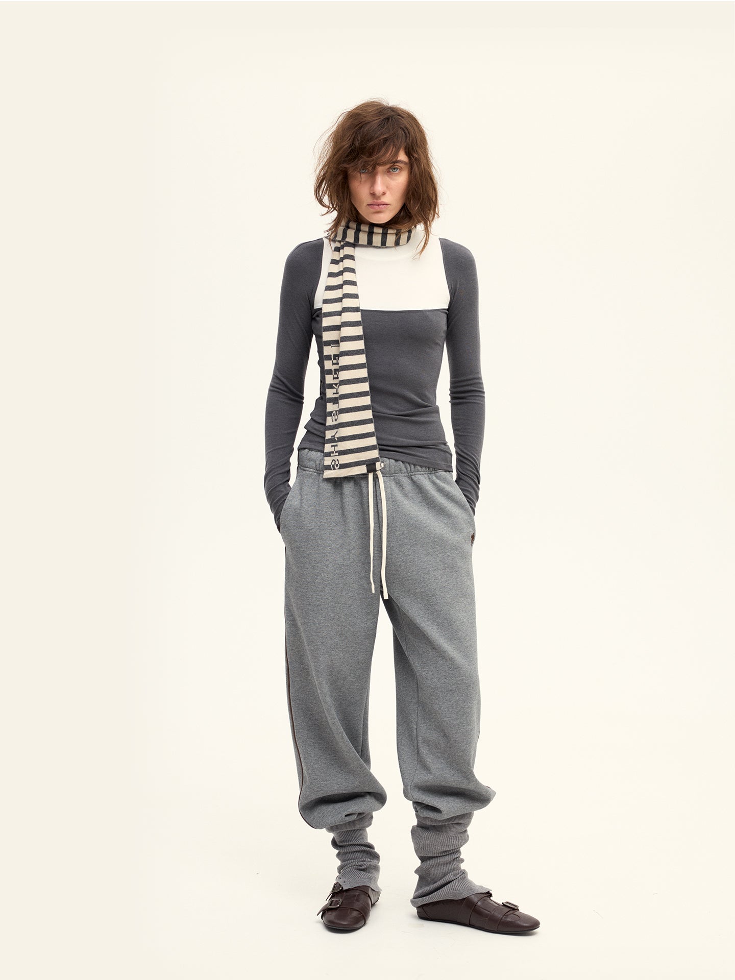 Contrast Color Long Sleeve Shirt