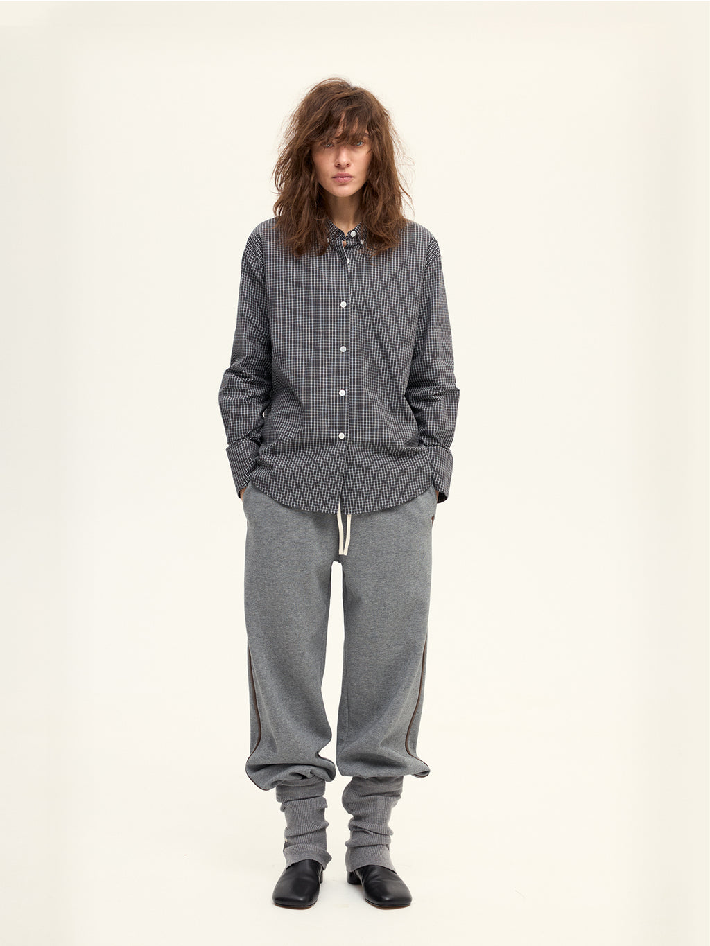 002 RELAX PLAID SHIRT