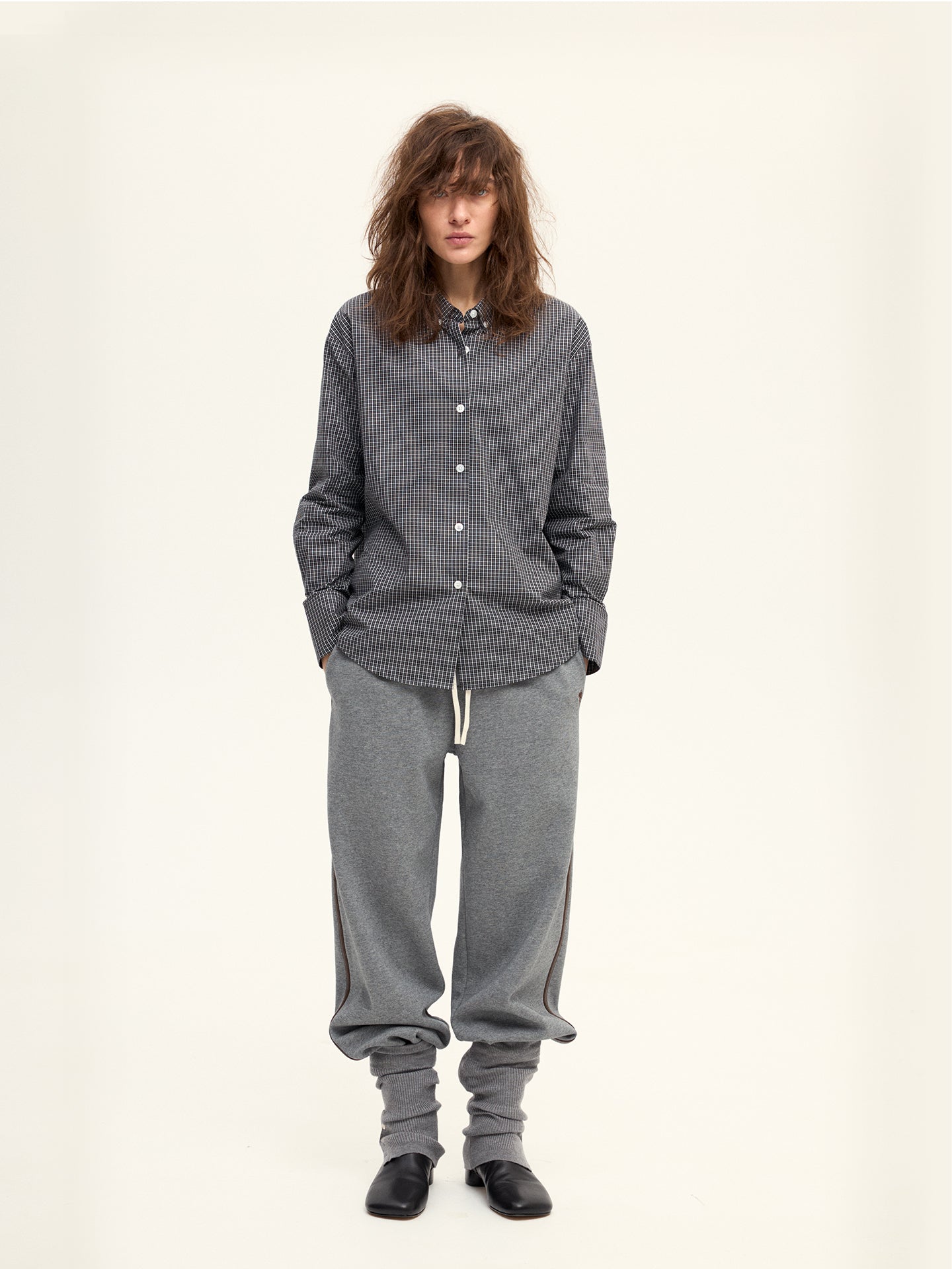 002 RELAX PLAID SHIRT