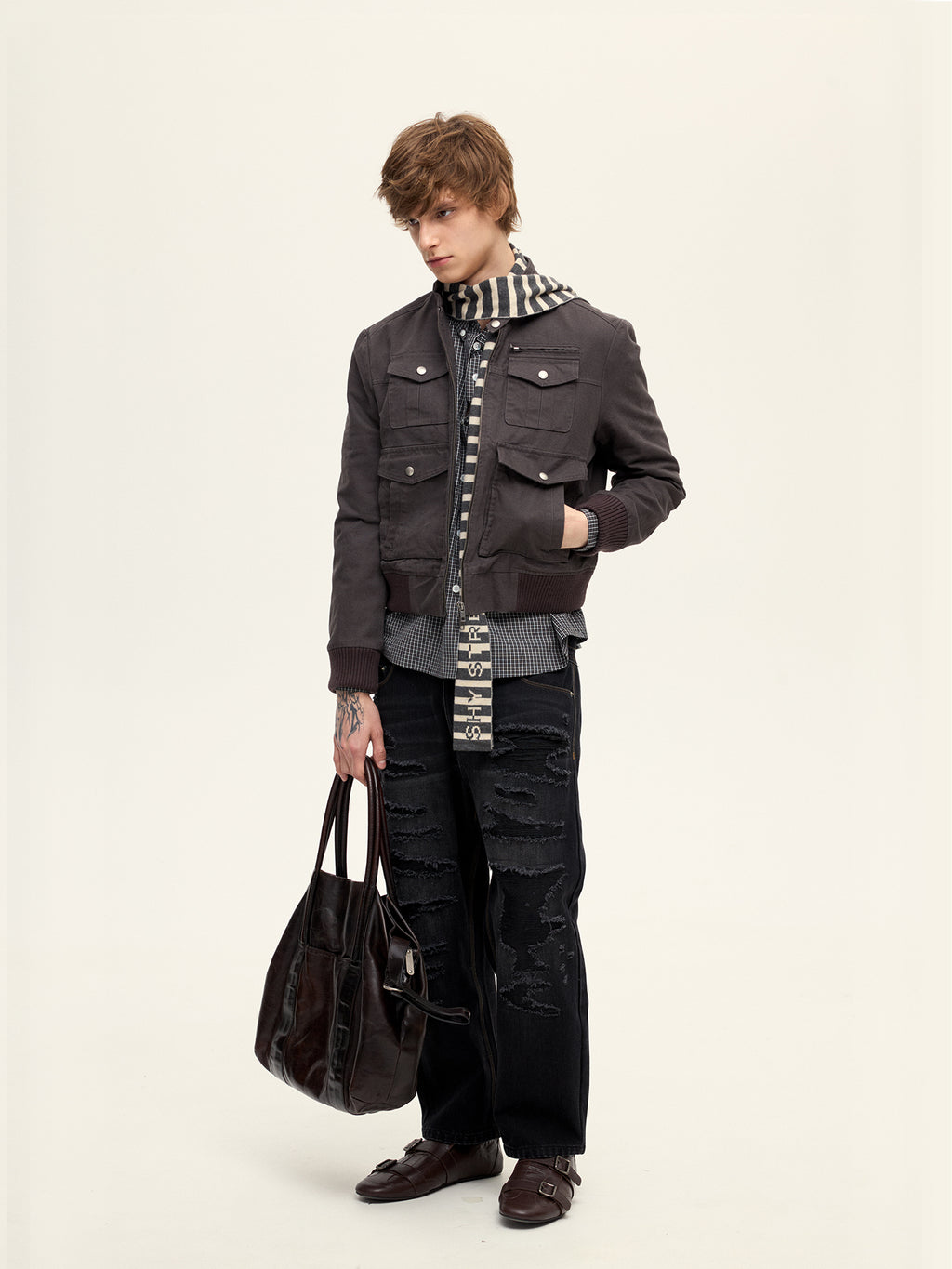 Yuppie Ripped Distressed Jeans