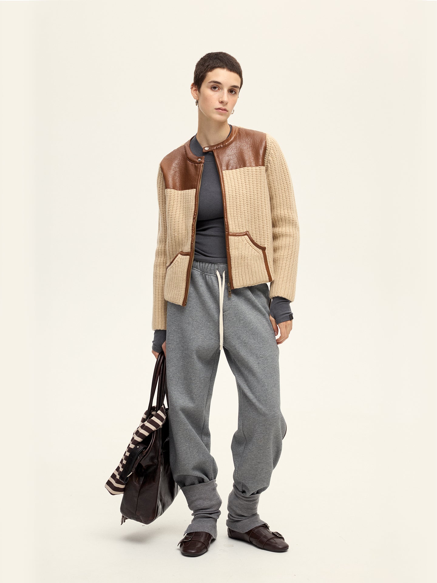 Motorcycle Knitted Cardigan