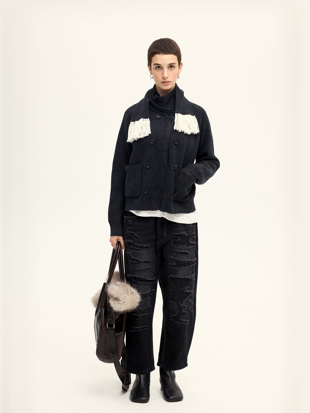 Yuppie Ripped Distressed Jeans