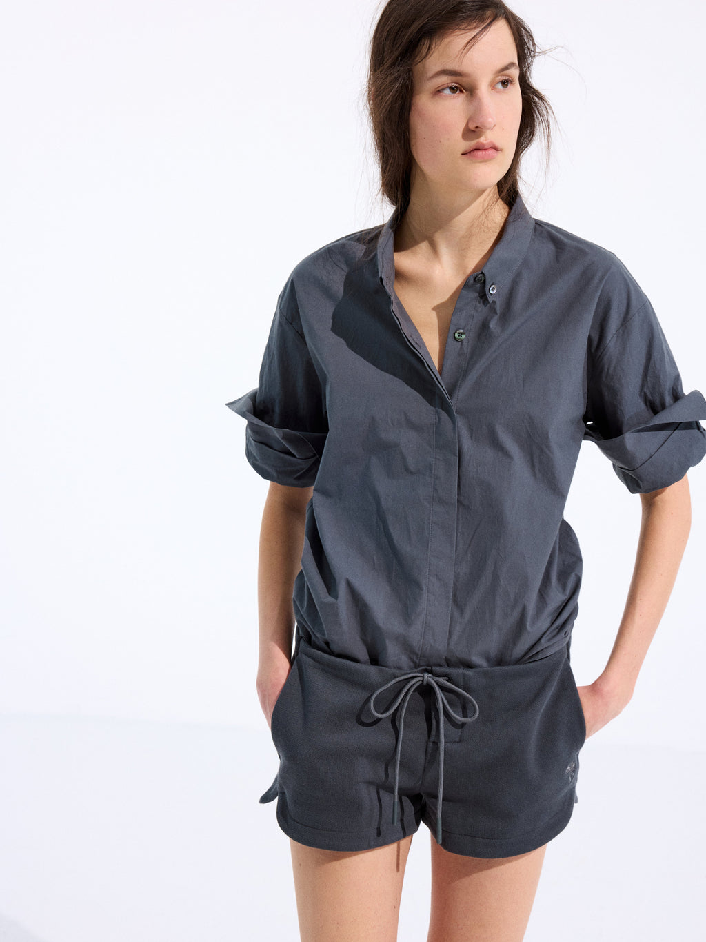 Adjustable Waist Sweatshorts