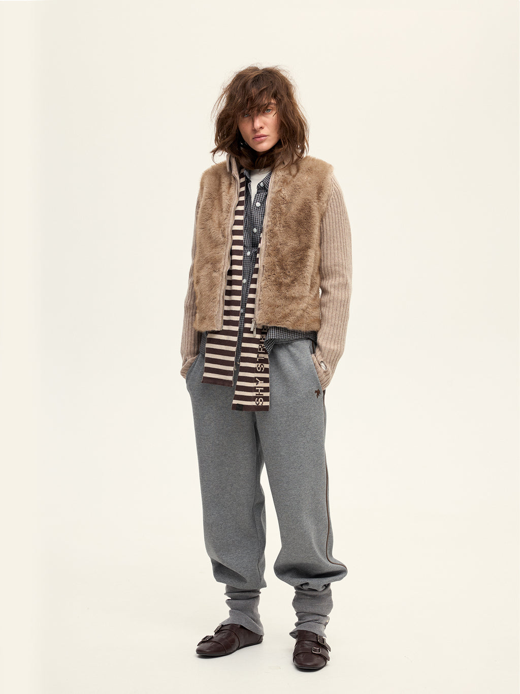 Fur Knitted Cardigan