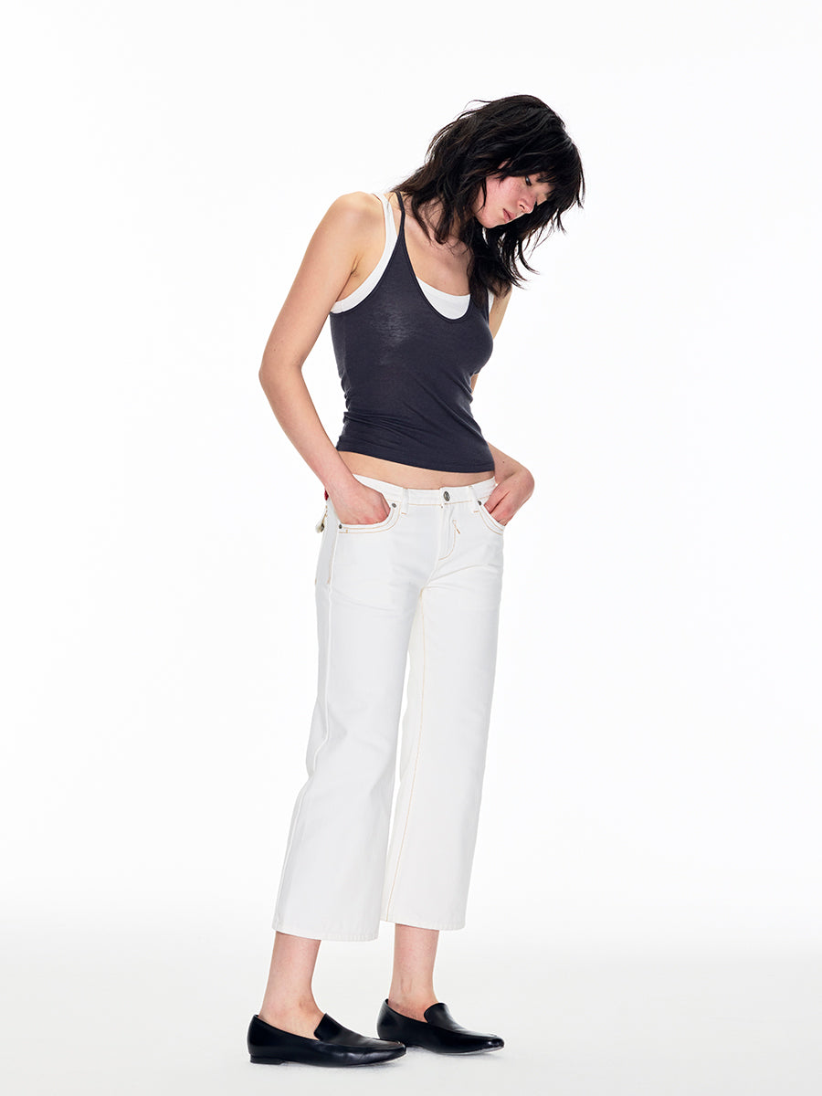BEACH-STYLE NECK LAYERED VEST