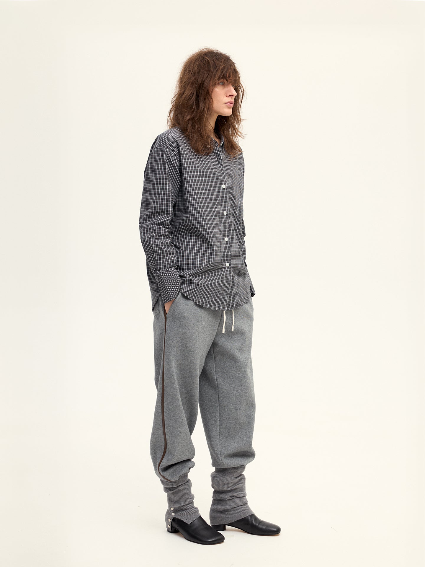 002 RELAX PLAID SHIRT