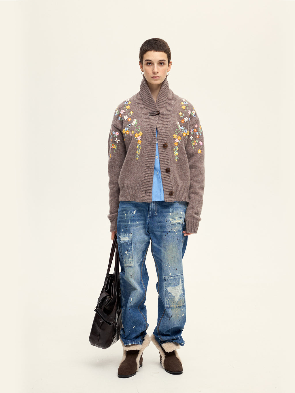 Garden Cowichan Cardigan