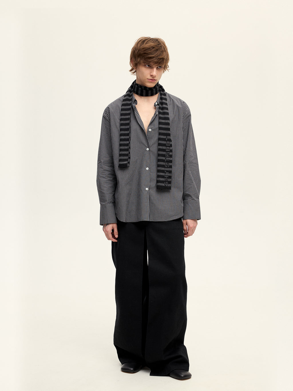 002 RELAX PLAID SHIRT