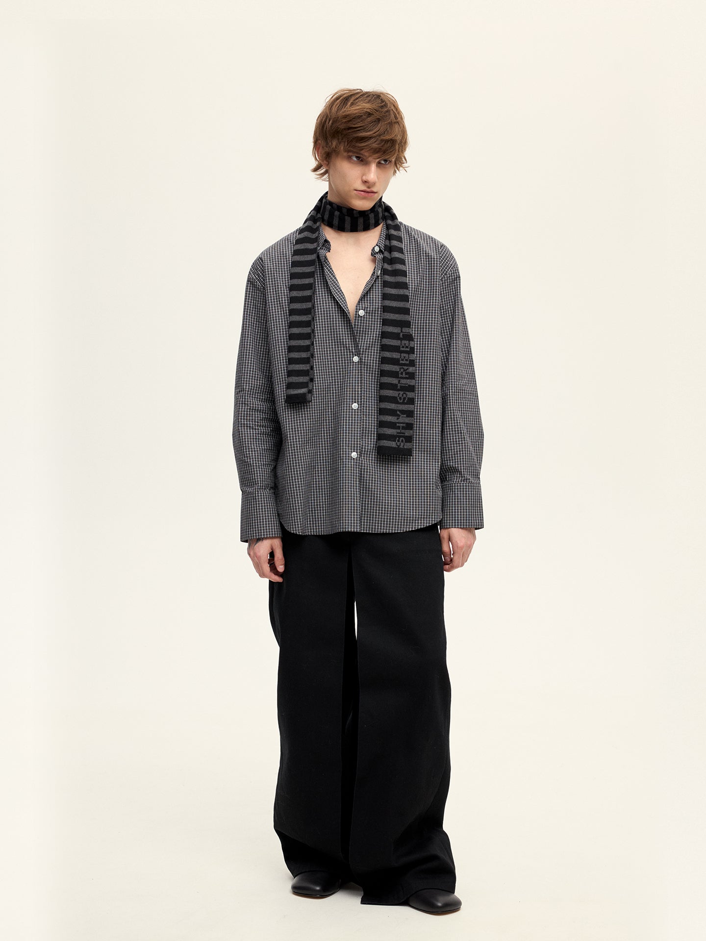 002 RELAX PLAID SHIRT