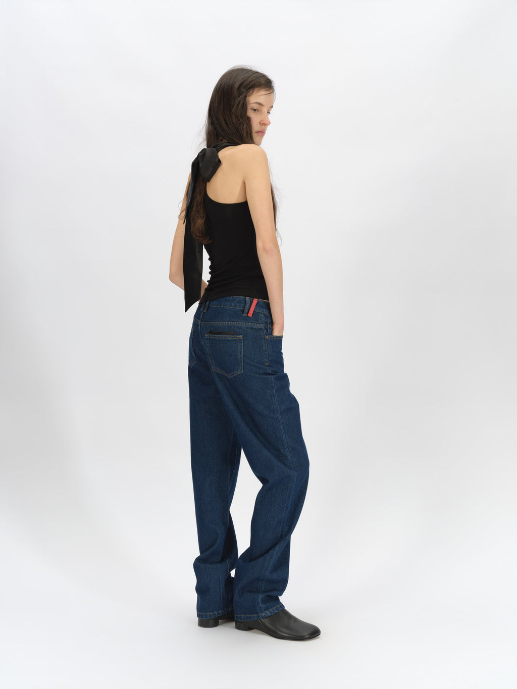 Satin Ribbon-Tie Tank