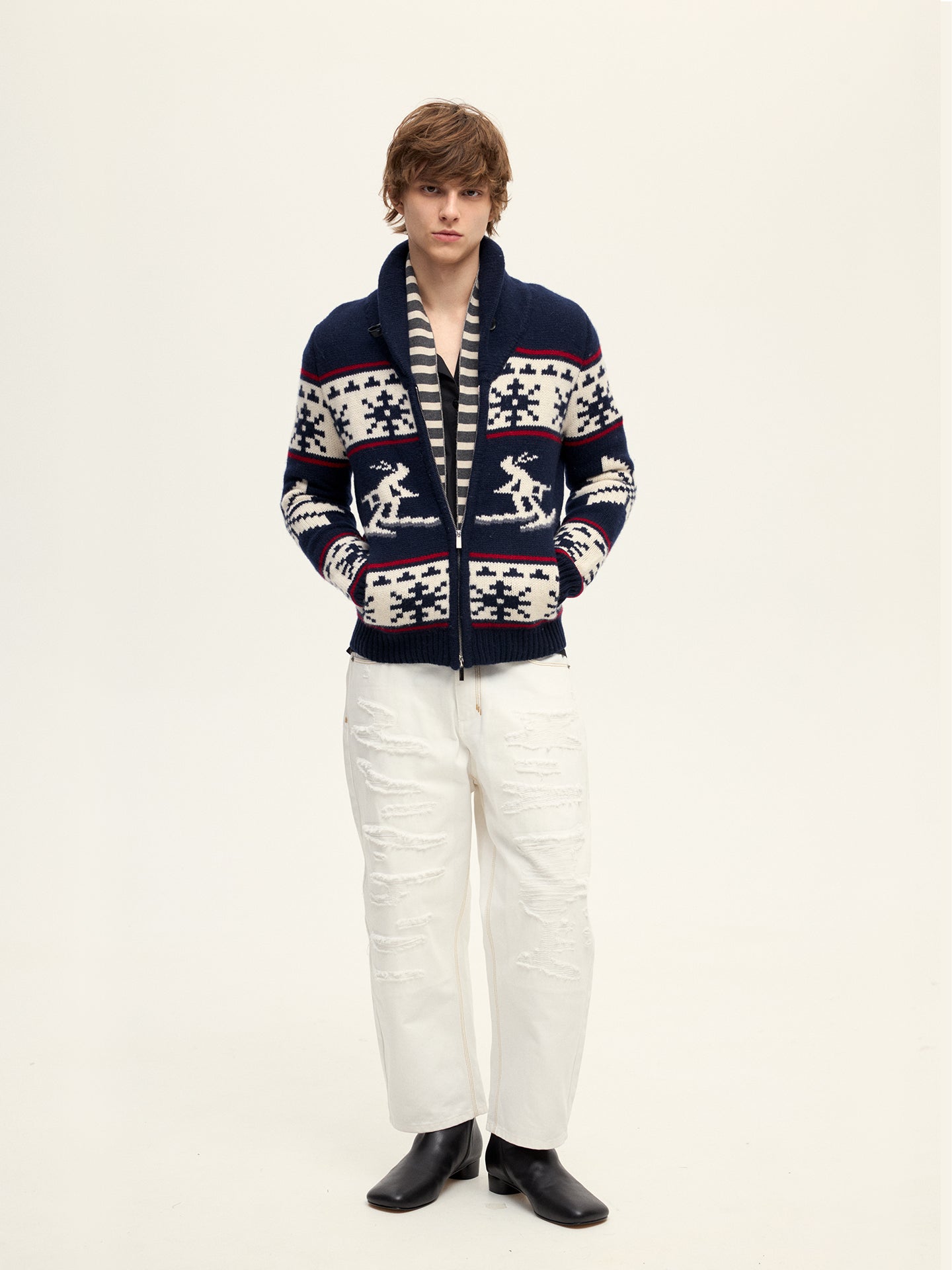 Yuppie Ripped Distressed Jeans