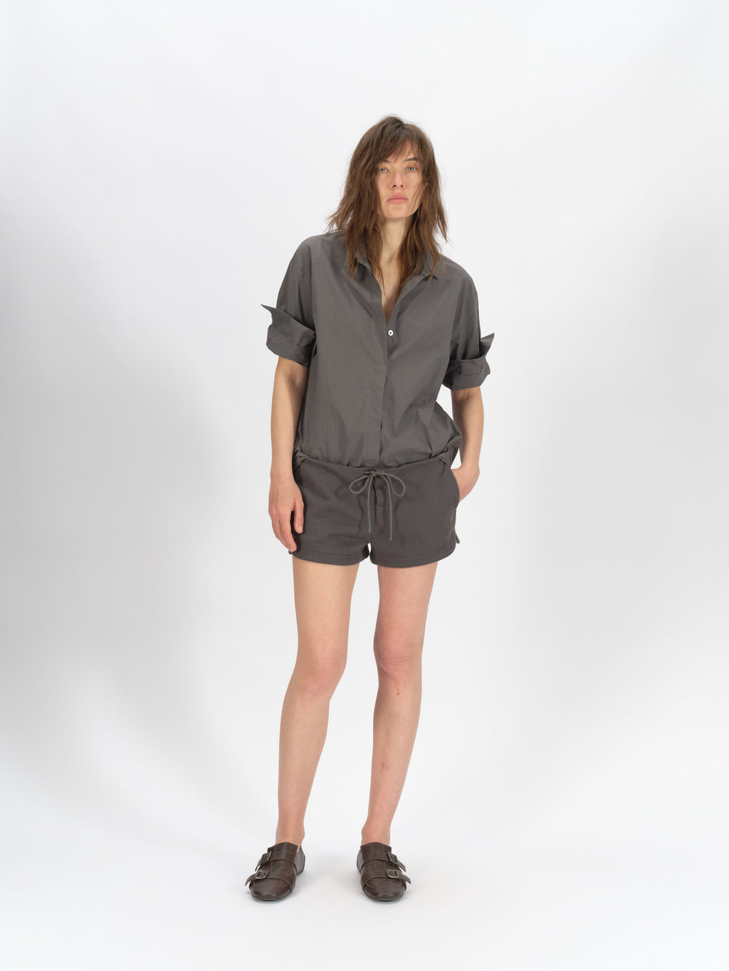 Adjustable Waist Sweatshorts