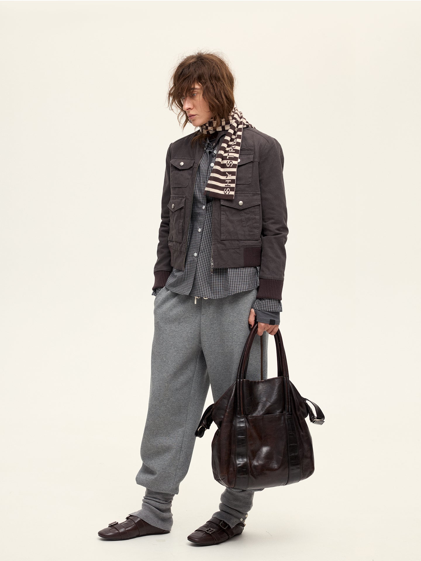 Four-Pocket Faded Work Jacket