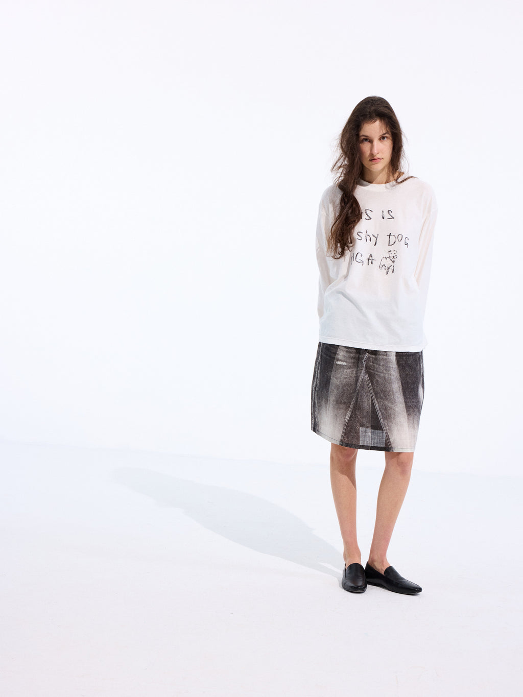 Olga Dog Print Tee