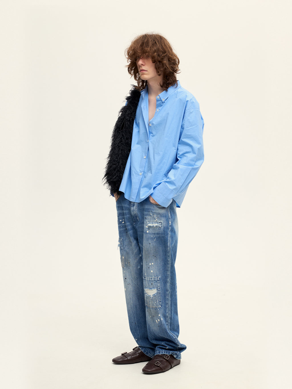 002 RELAX BLUE SHIRT