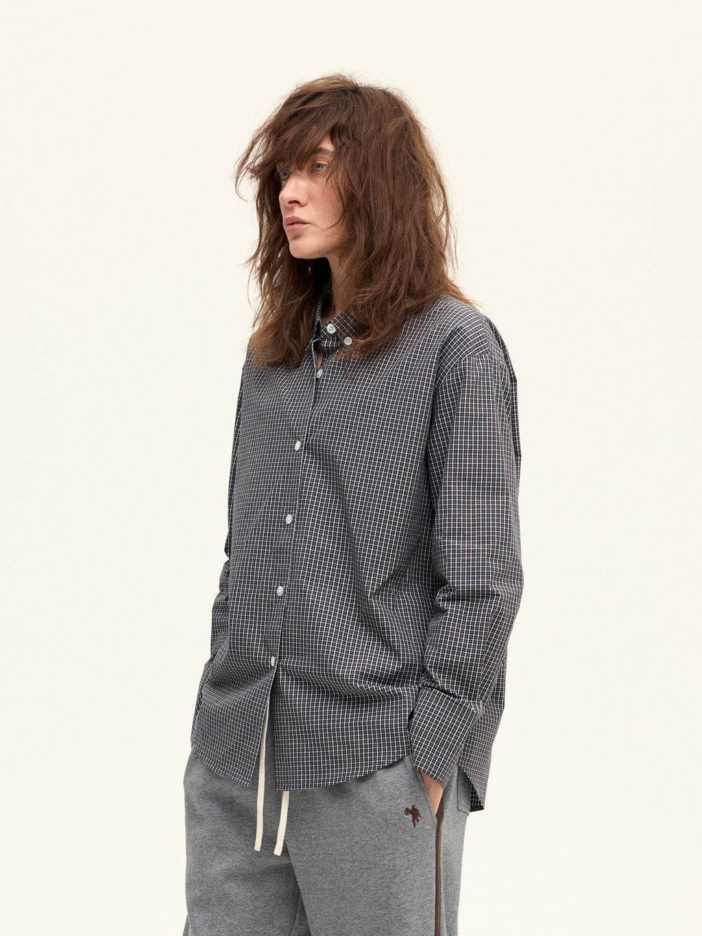 002 RELAX PLAID SHIRT