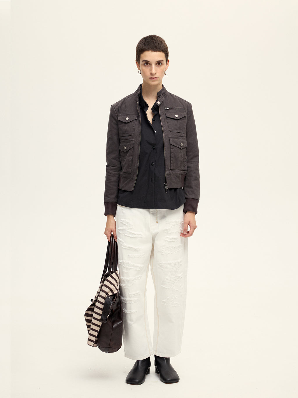 Yuppie Ripped Distressed Jeans