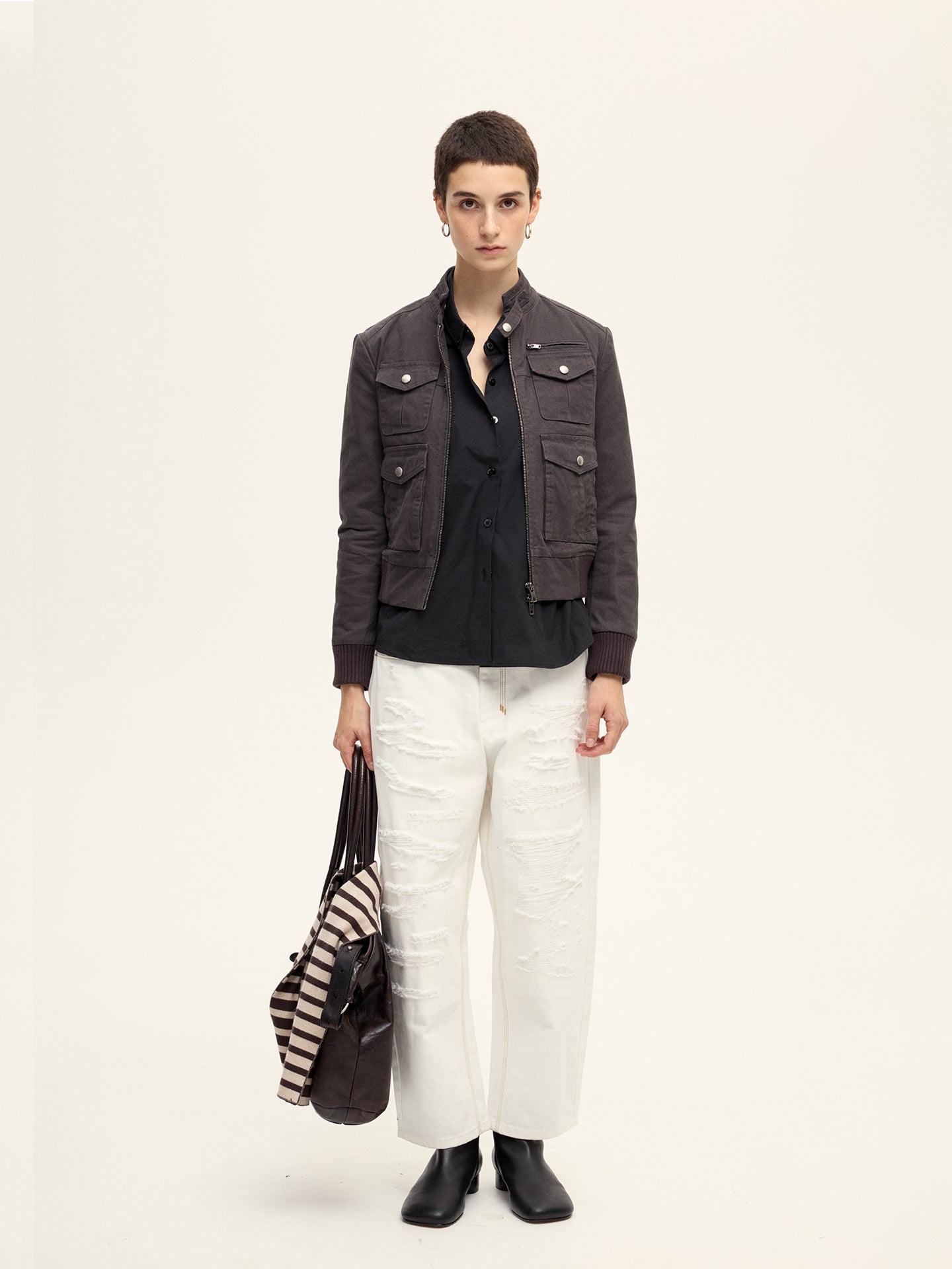 Yuppie Ripped Distressed Jeans