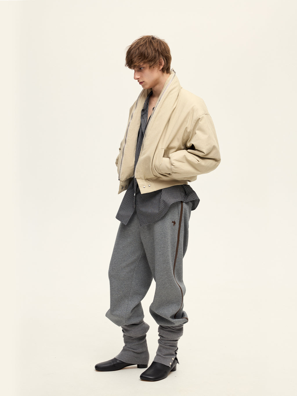 Zip-Up Placket Jacket