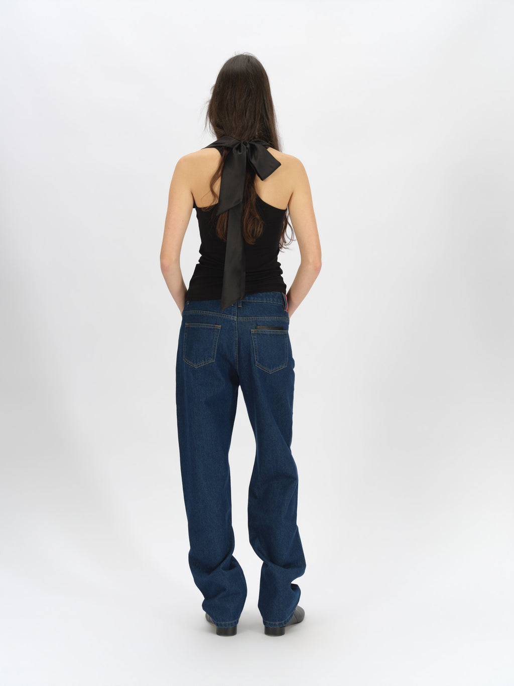 Satin Ribbon-Tie Tank