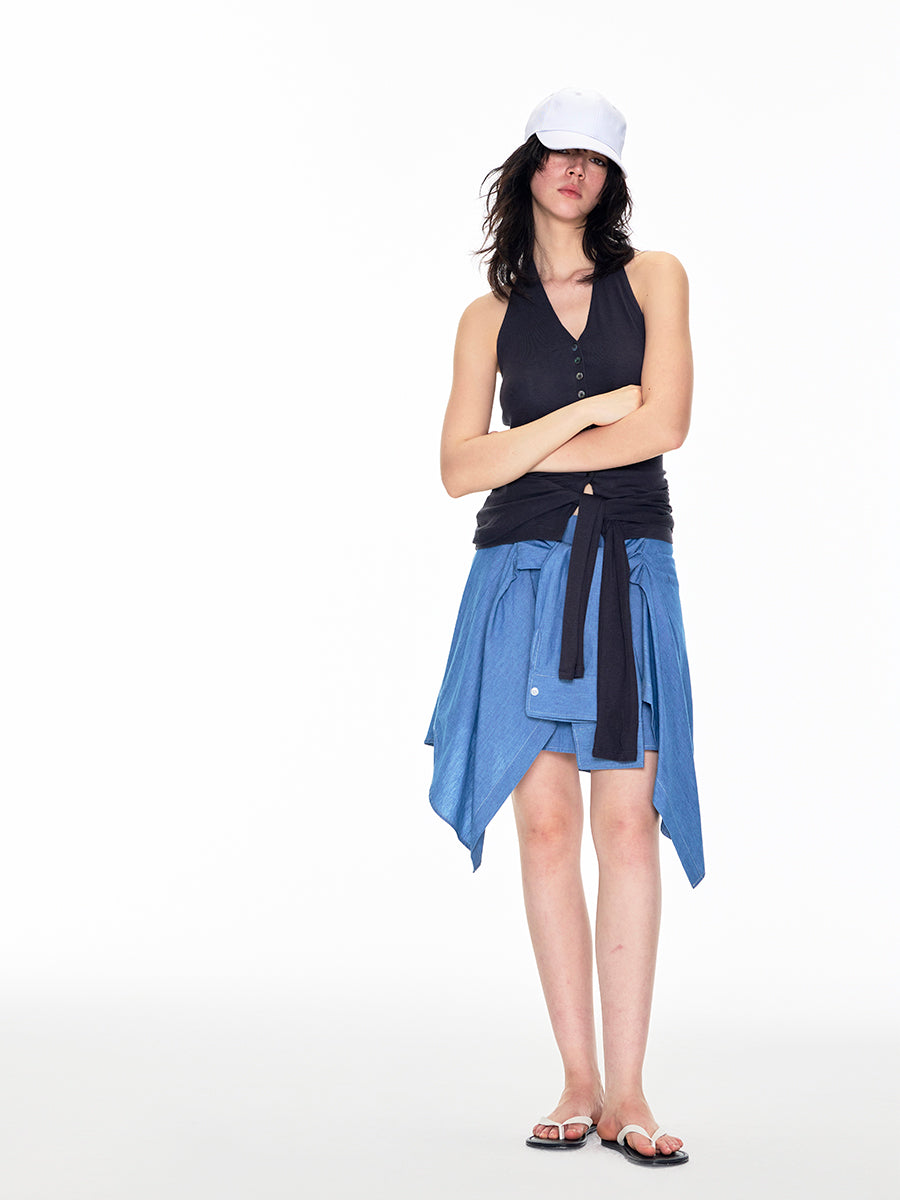 TWO STYLES VEST