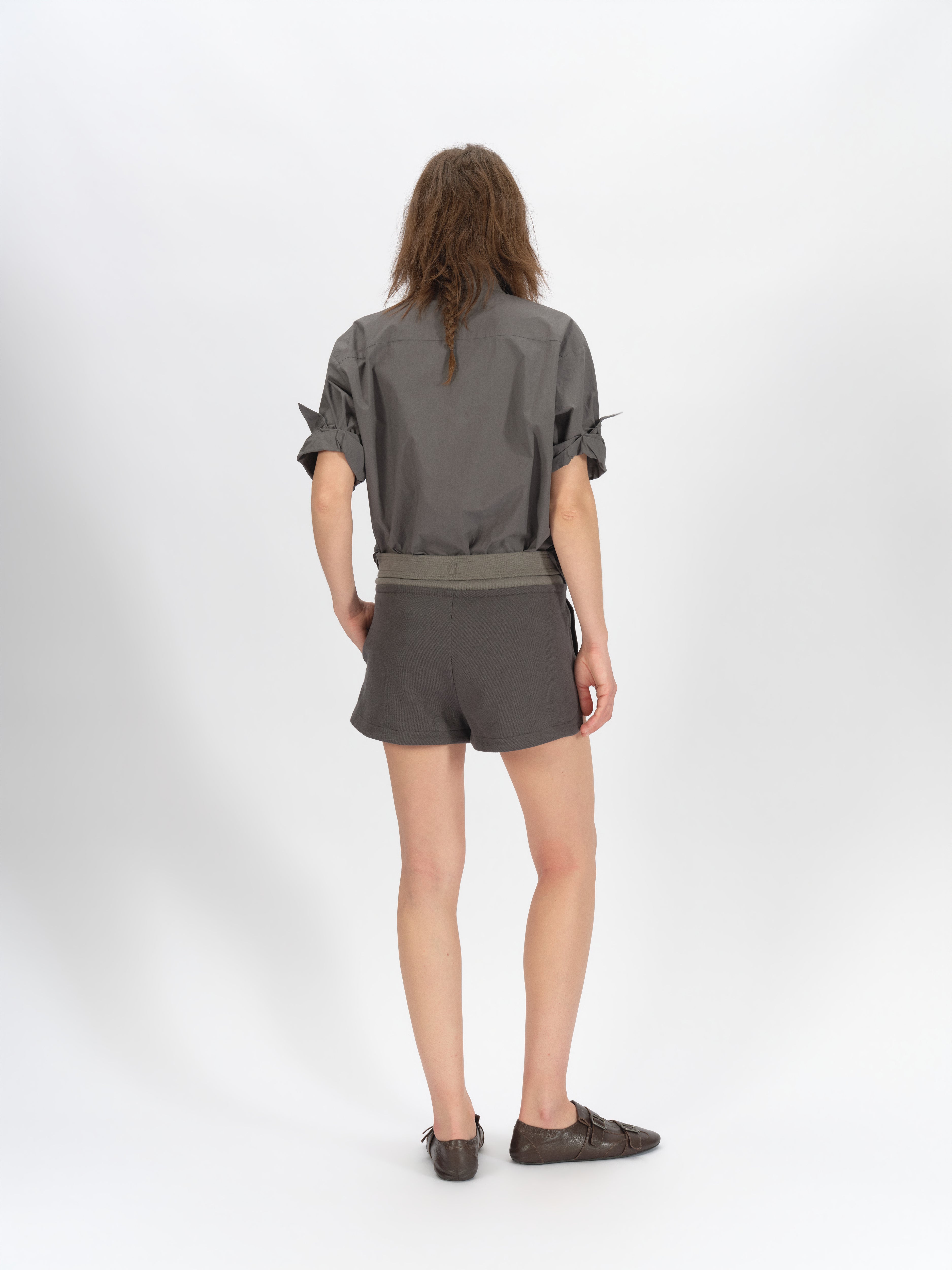 Adjustable Waist Sweatshorts