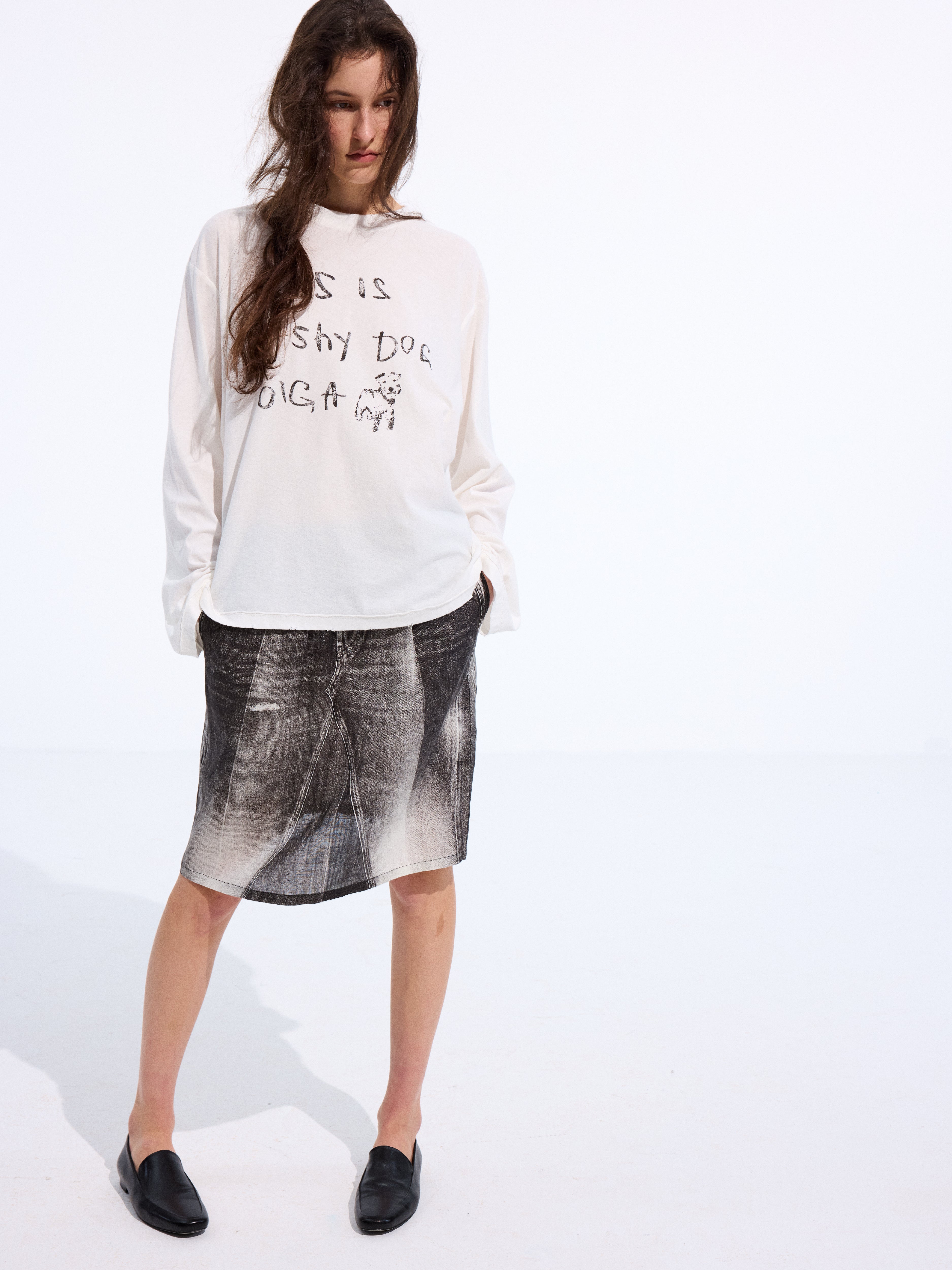 Olga Dog Print Tee