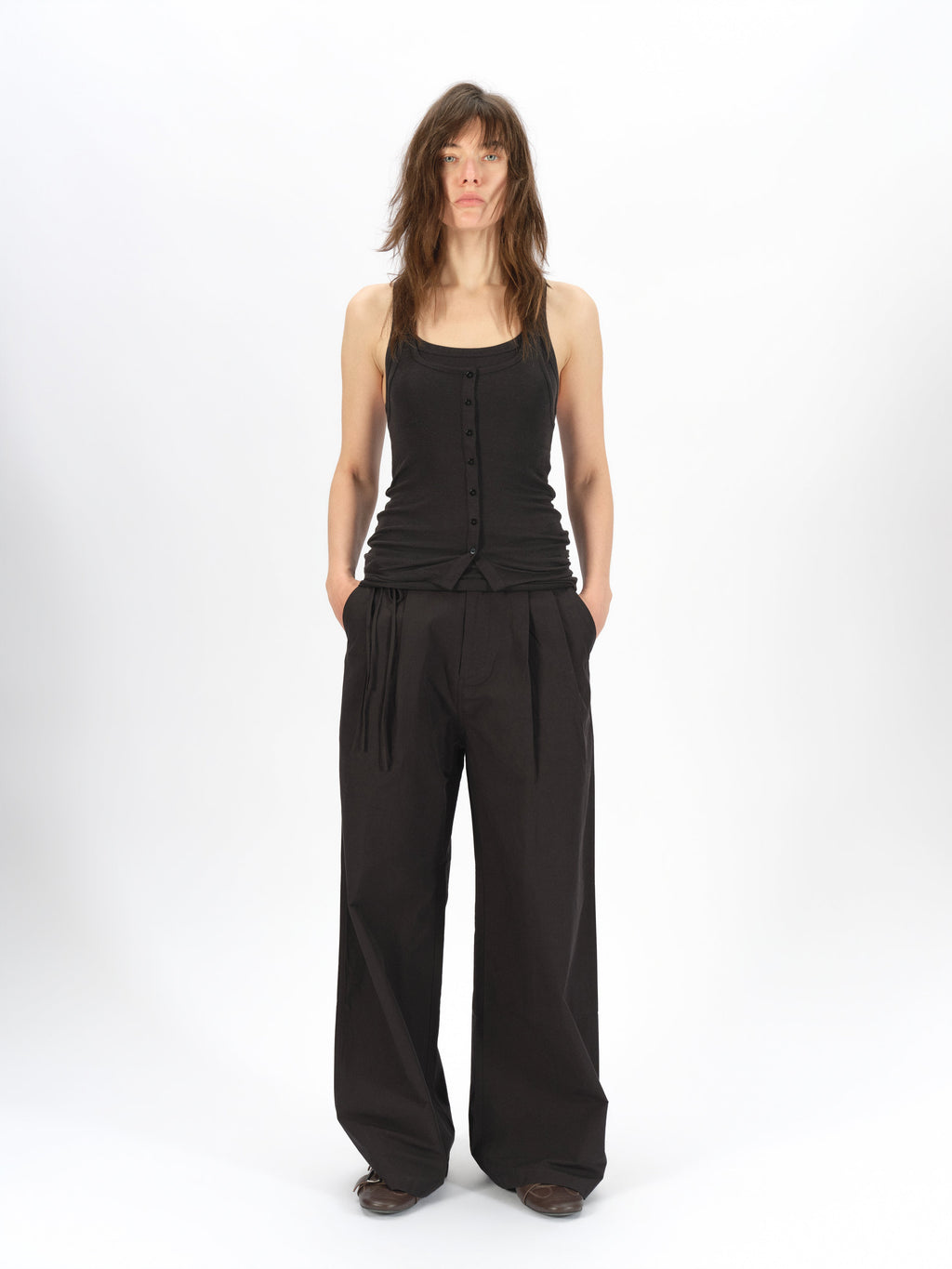 Double-Layered Placket Tank