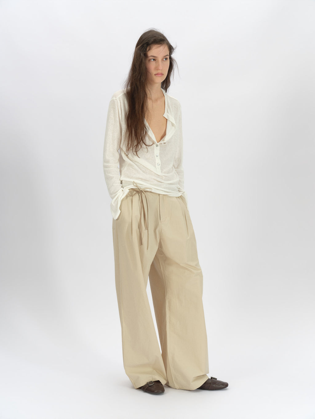Loose lazy long-sleeved shirt