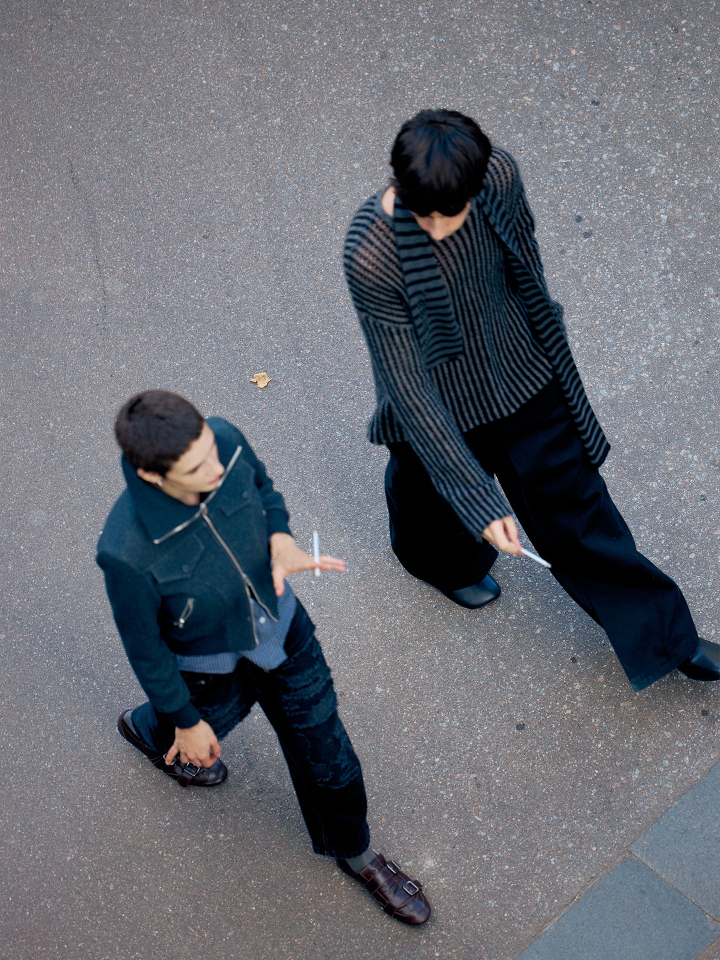 Cropped Sweatshirt Jacket