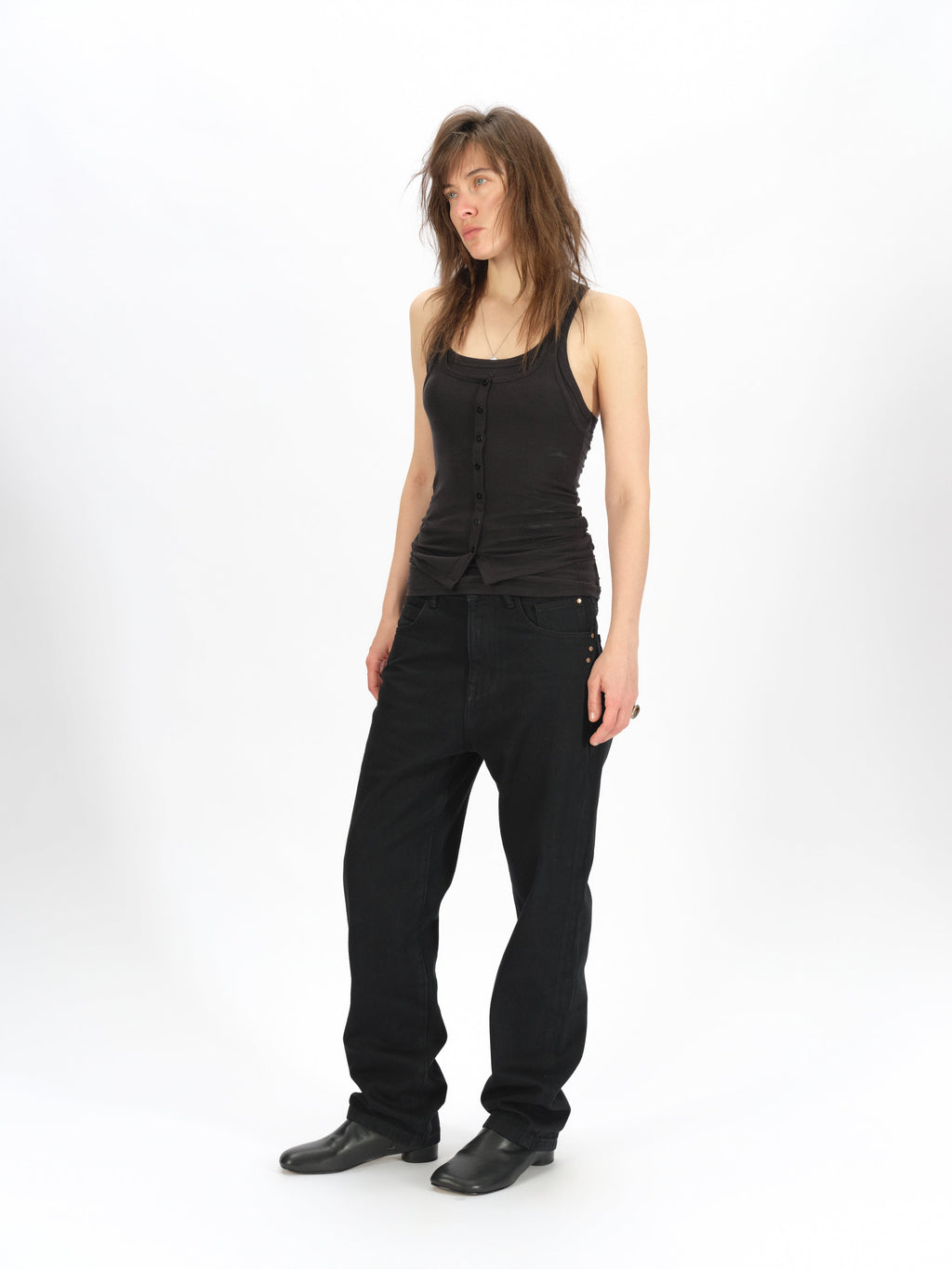 Double-Layered Placket Tank