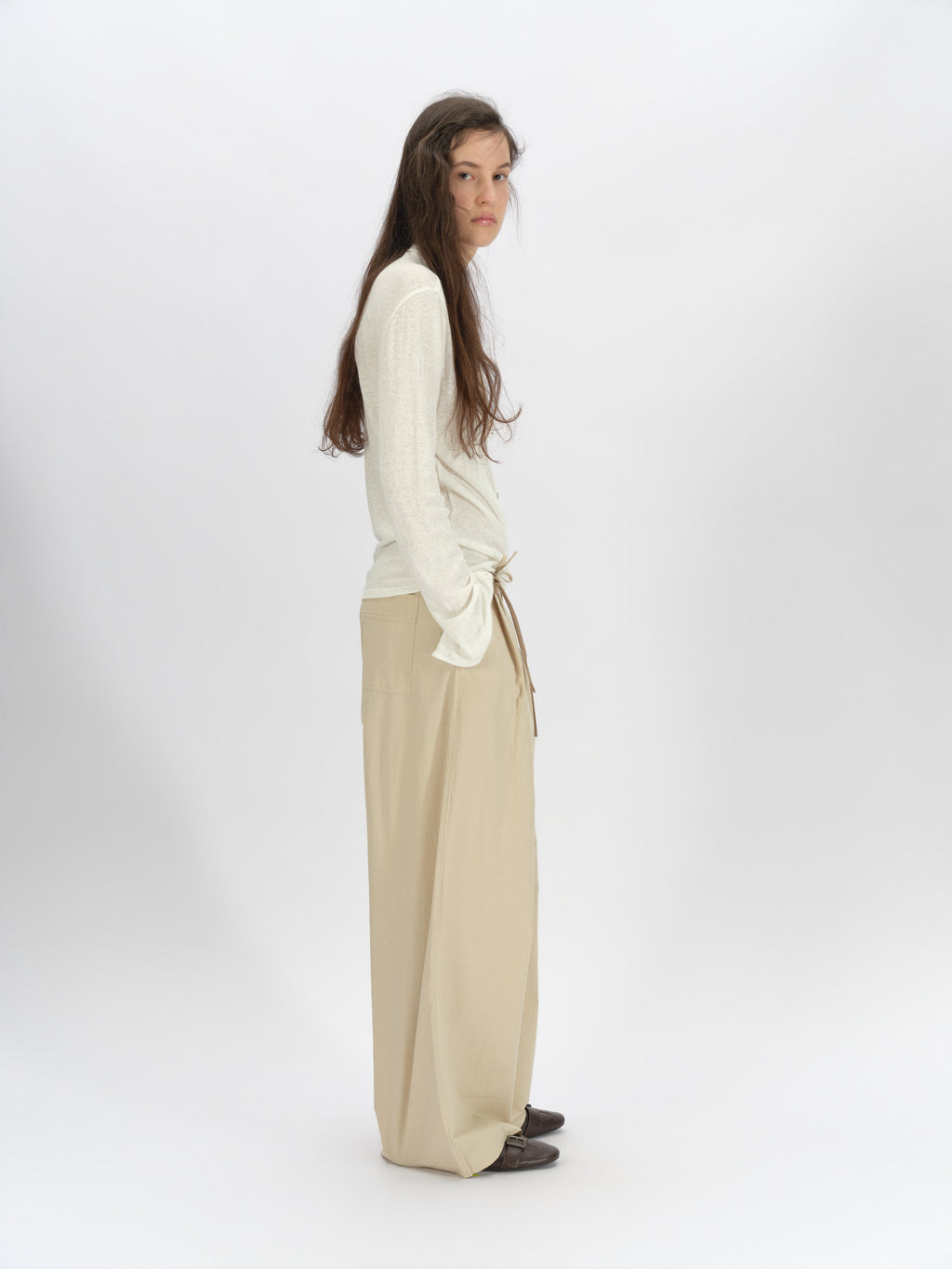 Loose lazy long-sleeved shirt