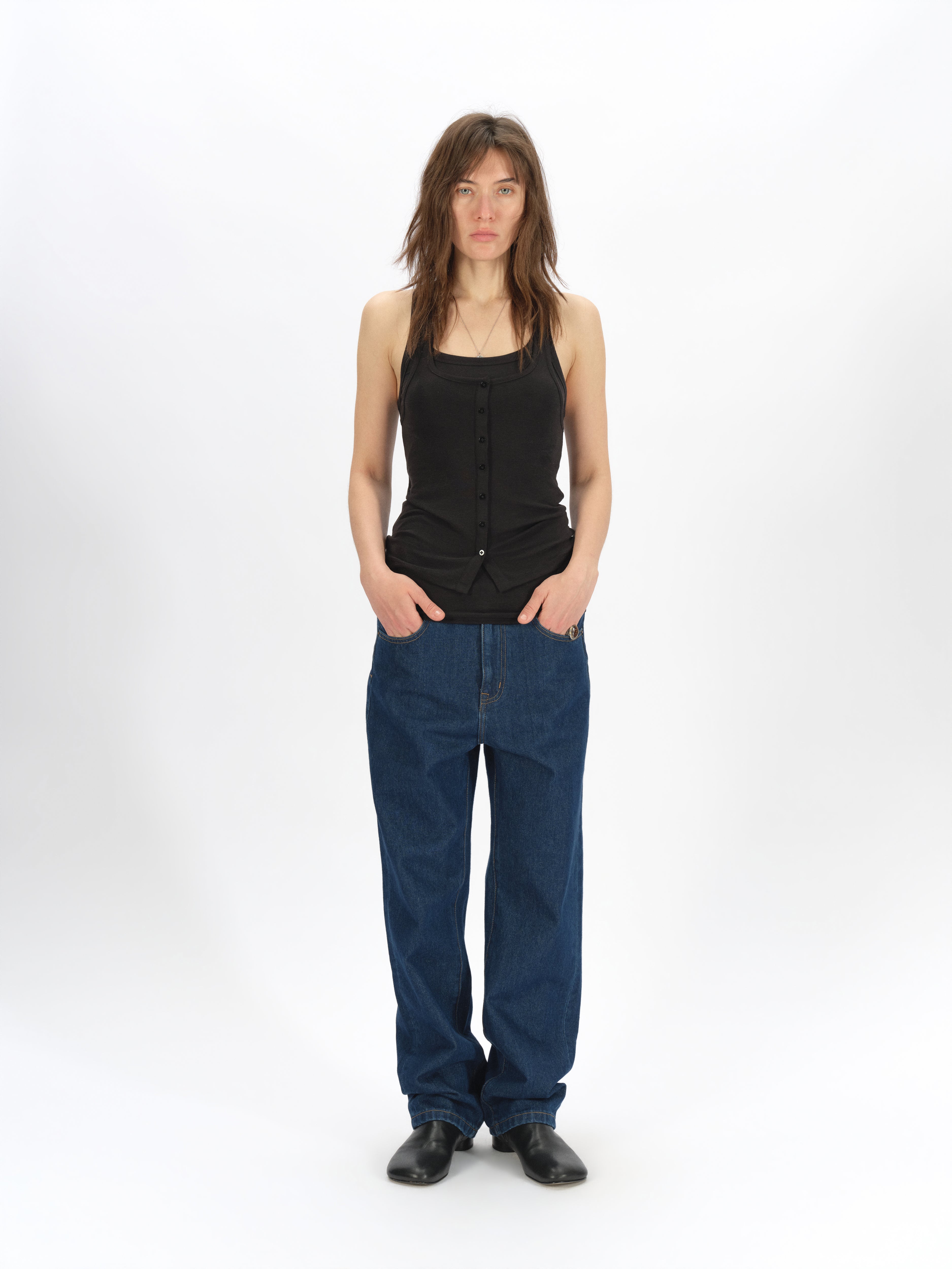 Double-Layered Placket Tank