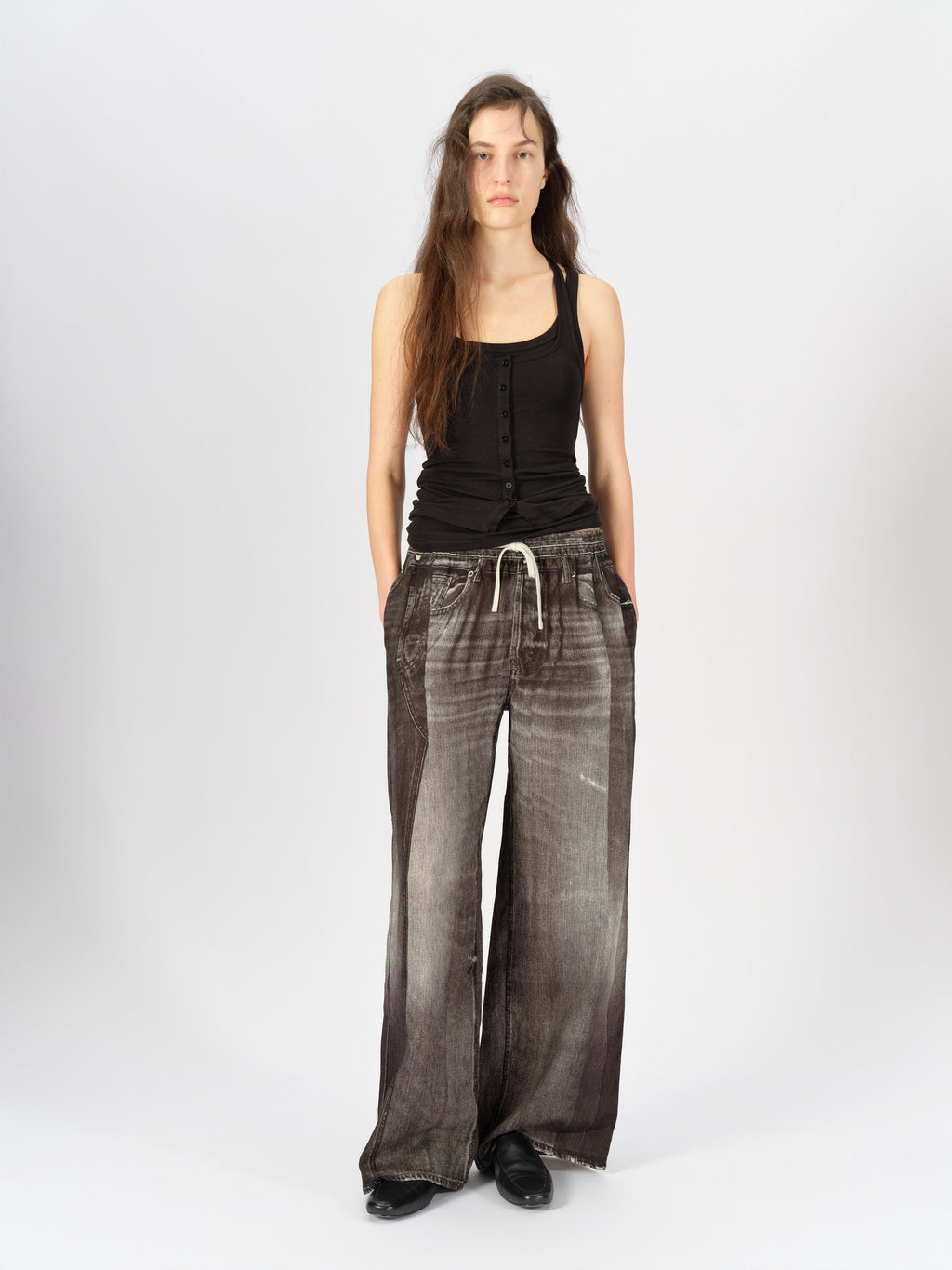 Double-Layered Placket Tank
