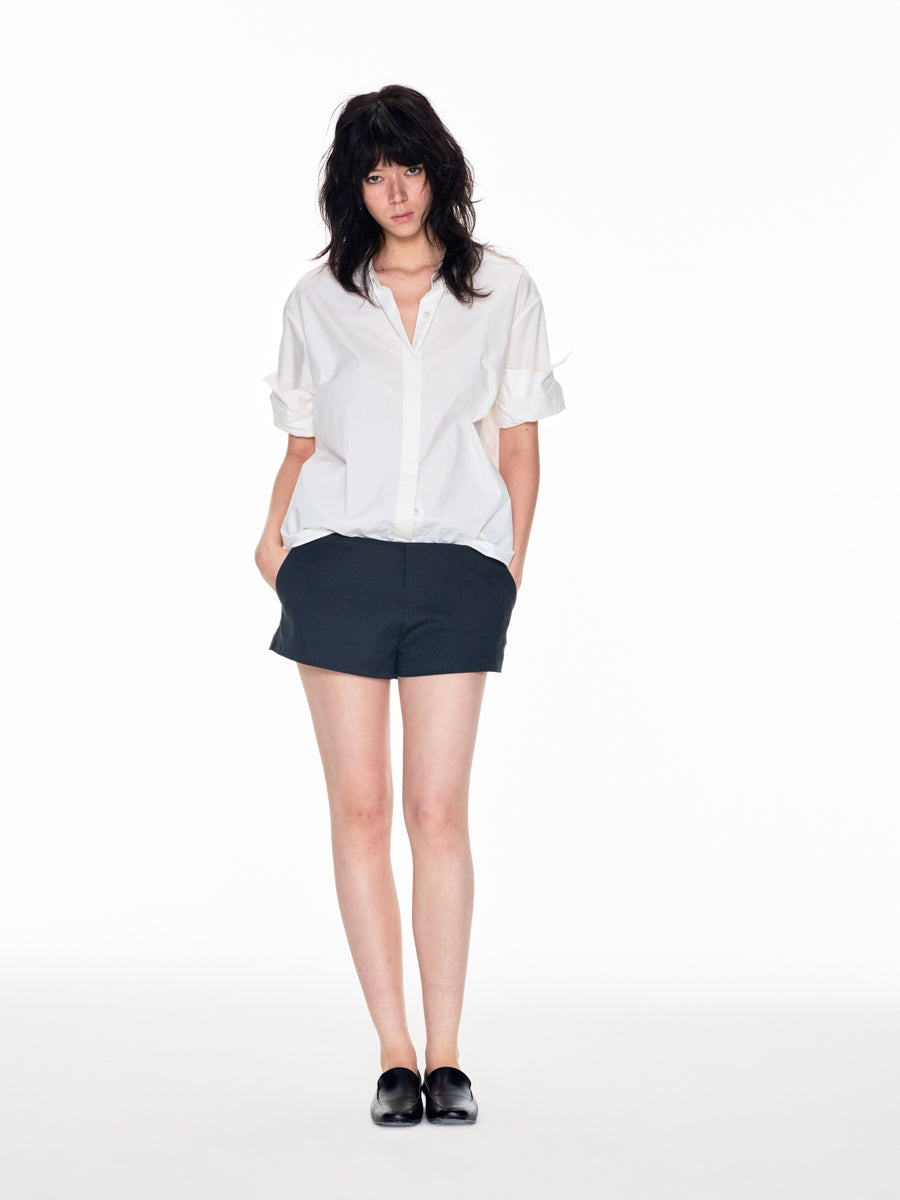 002RELAX CRAFTED ROLL UP SHIRT
