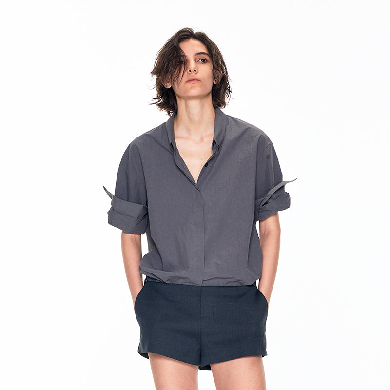 002RELAX CRAFTED ROLL UP SHIRT