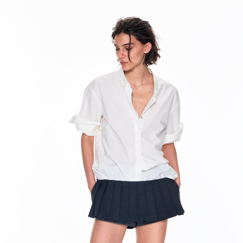 002RELAX CRAFTED ROLL UP SHIRT