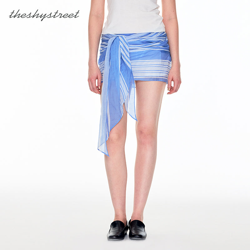 RAMIE KNOTTED SARONG SKIRT