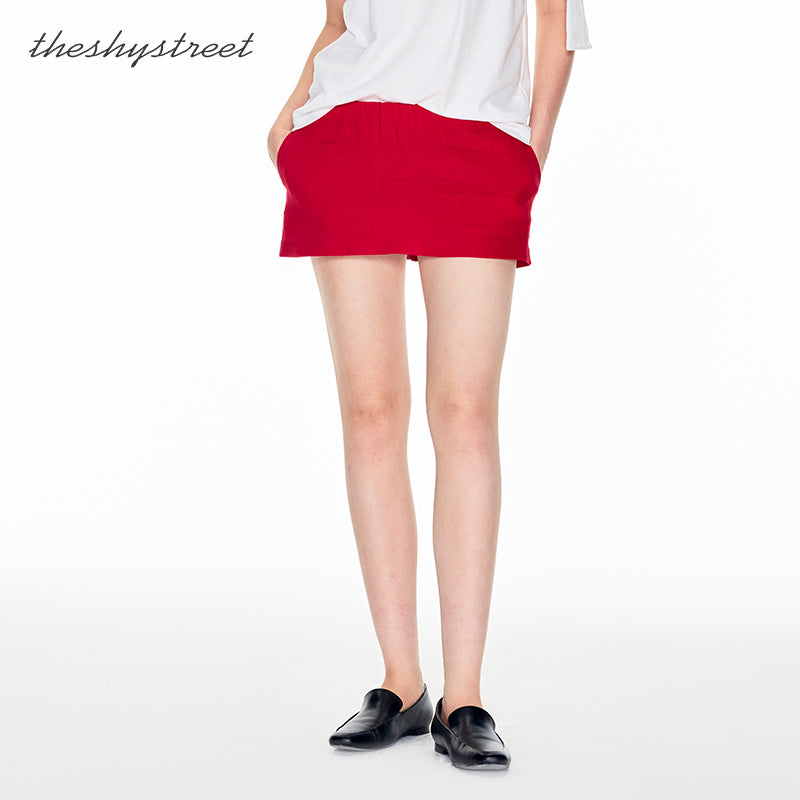 LINEN HOLIDAY CULOTTES